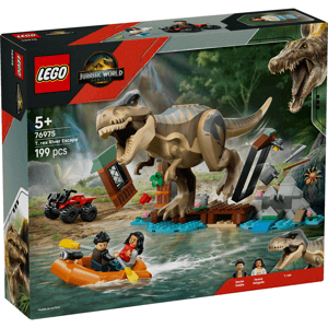 LEGO® Jurassic World T. Rex River Escape Dinosaur Figure Building Set 76975